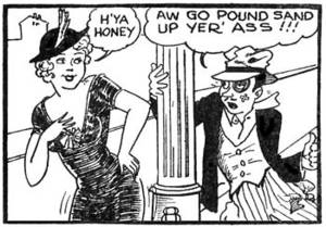 comic strip characters porn - Final page of the Tijuana bible Chris Crusty, drawn by \