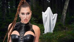 latex forced lesbian sex - Kesha's Claim She Had Sex with a Ghost, Explained | Them