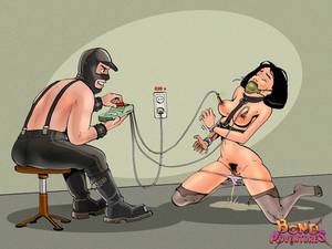 hard bondage xxx cartoons - Bruce Bond bdsm tales - Bond Adventures Device bondage