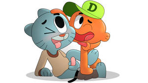 Gumball Watterson Gay Porn - 2boys bottomless cartoon_network darwin_watterson feline fish gay goldfish  gumball_watterson hat male male_only masturbation penis ...