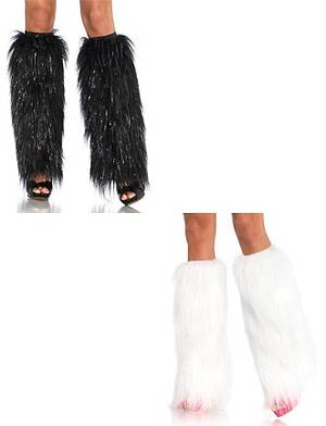 Dear Furry Office Porn - Furry Lurex Leg Warmers