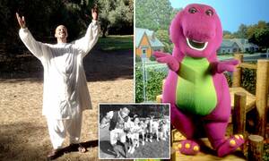 Female Barney Dinosaur Porn - Barney the Dinosaur is now a tantric sex guru | Daily Mail Online