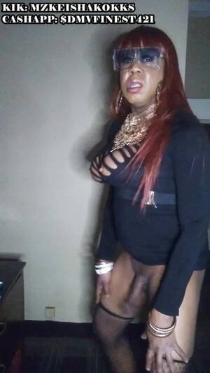 ebony crossdresser cock - STACKED EBONY CROSSDRESSER SWINGING HER THICK LONG DICK | xHamster