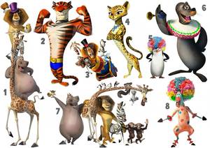 From Madagascar 3 Gia Porn - MADAGASCAR 3 STICKER WALL ART DECO DECALL MARTY GIA STEFANO VITALY