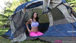 girls having sex camping - Brother and Stepsister Fuck in Tent during Family Camping Trip - Pornhub.com