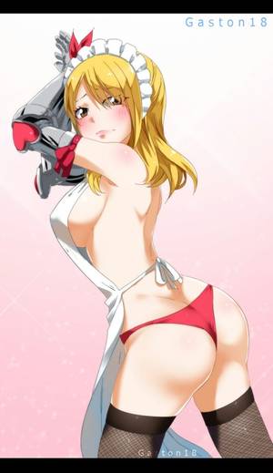 Lucy In Anime Porn Panties - Lucy Heartfilia sexy armour