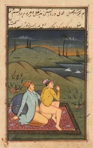 indian sexy painting - Northern India under Muslim rule was a haven for gay love. Its icon has to