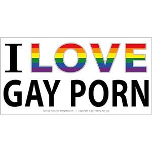 Ego Gay Porn - Amazon.com: I Love Gay Porn Vinyl Decals Stickers (Three Pack) | Cars  Trucks Vans Windows Walls Laptop Cups | 5.1 Inch Decals : Sports & Outdoors
