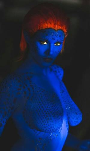 First X Men Real Mystique Porn - Lexi Farron Strife Cosplay (France) as Mystique