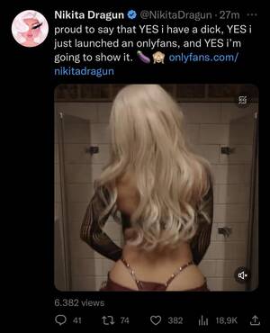 feminization cock sucking - Nikita Dragun's first post since jail : r/popculturechat
