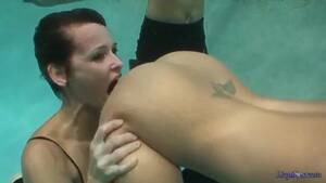 hot lesbians fucking underwate - Underwater threesome - Lesbian Porn Videos