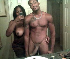 naked african couple - African Porn Photos. Large Photo #6: Black couple takes selfshot photos  being naked in front of mirror..