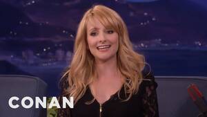 Melissa Rauch Celebrity Porn - Melissa Rauch Loved Shopping For Her Nude Body Double | CONAN on TBS -  YouTube
