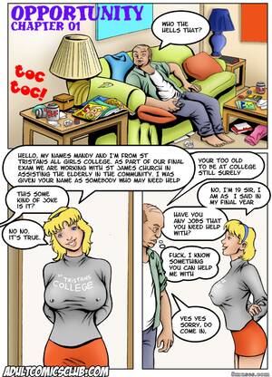 Elderly Sex Cartoons - Old Mans Opportunity - 8muses Comics - Sex Comics and Porn Cartoons