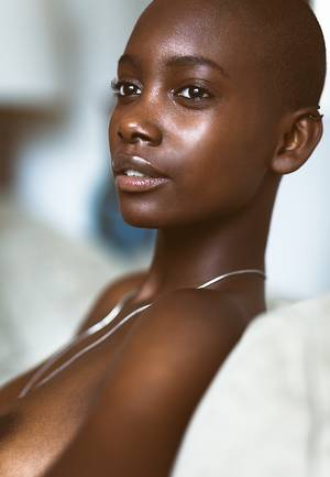 bald black naked - Breathtaking (source: 1beautybychoice) proving that true beauty does not  need to be painted