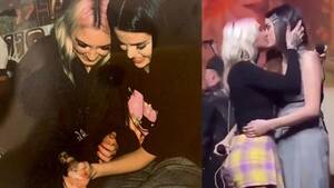 Ass Lesbian Selena Gomez - Gal Pals Selena Gomez and Julia Michaels Kiss, Get Matching Tattoos