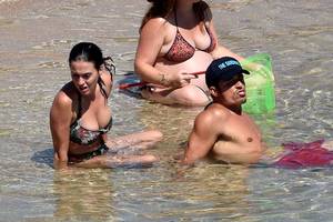 katy perry naked beach - They were pictured on a beach in Sardinia (Image: XPOSUREPHOTOS.COM)