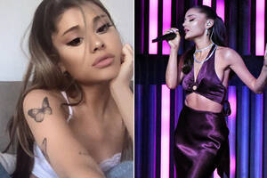 Ariana Grande Masterbating Porn - What happened to Ariana Grande's tattoos?